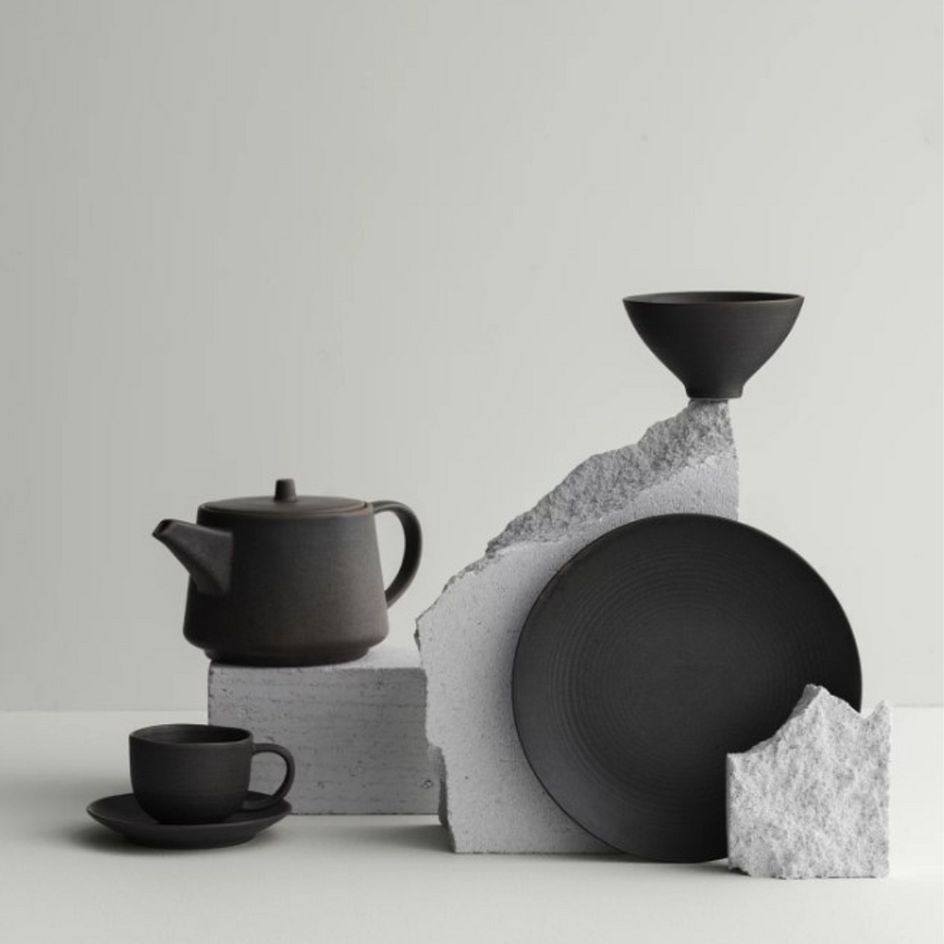 Kumi Tanjur Za Doručak 21 cm smeđe-sivi