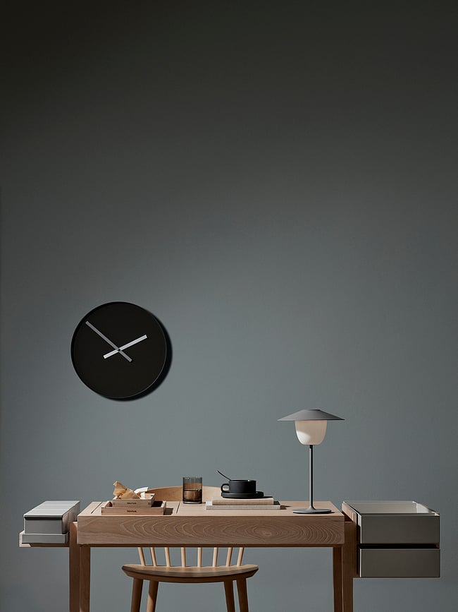 Lámpara Colgante y de Mesa Ani, gris cálido