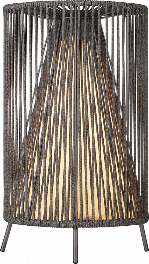 Lámpara de Pie inalámbrica Rope, gris