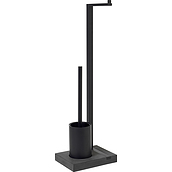 Menoto Tolier paper stand and toilet brush black
