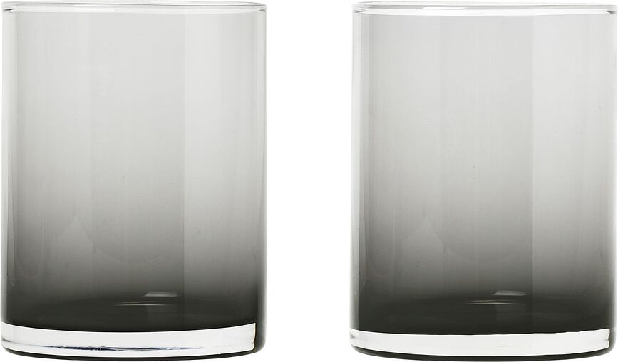 Mera Verres 220 ml, fumés, Lot de 2