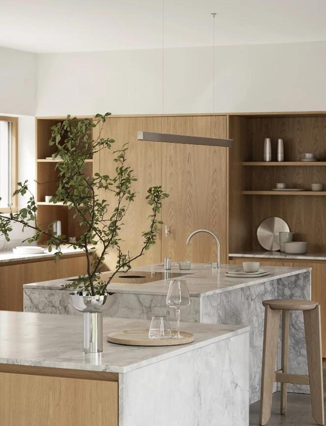 Miyabi Vase, taille L, acier poli