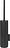 Modo Brosse WC murale, noire