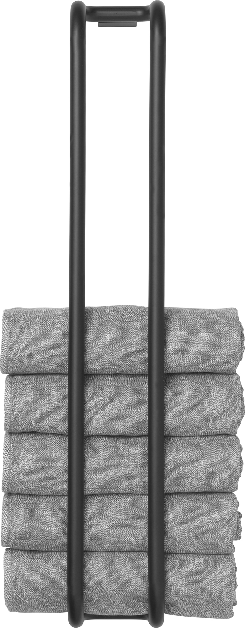 Modo Handtuchhalter schwarz für Wandmontage