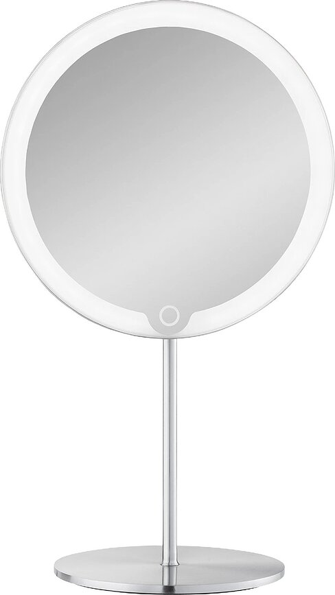 Modo Miroir Cosmétique avec éclairage LED, acier mat