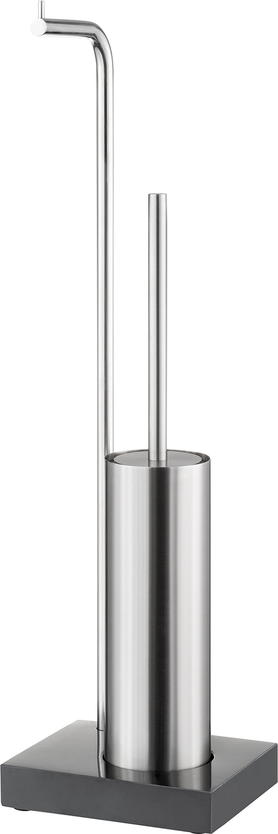 Modo WC-Bürste mit Papierhalter 67 cm Stahl matt