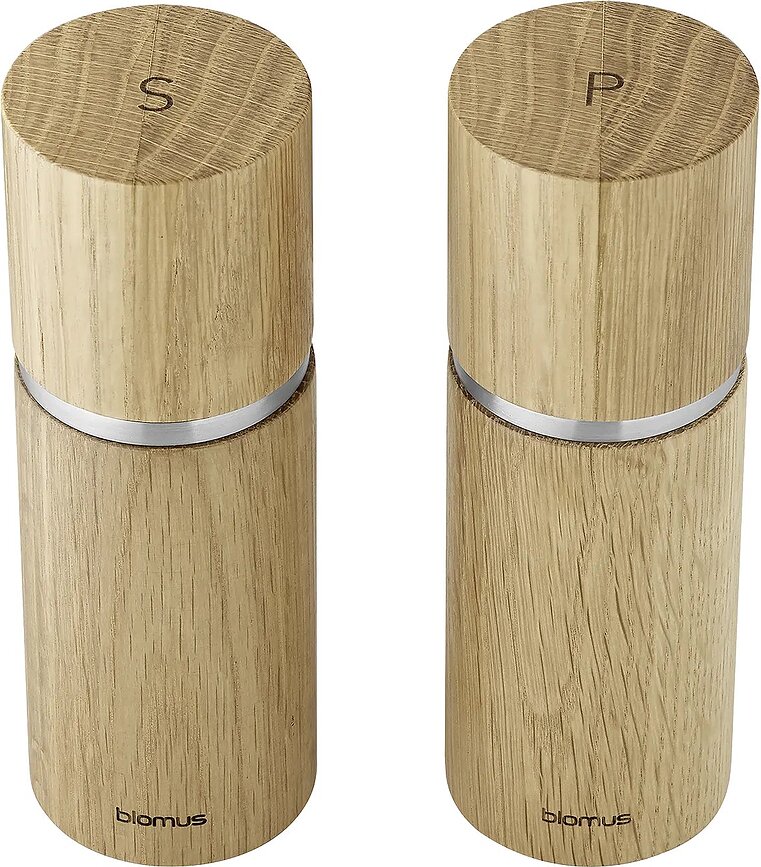 Molinillo de Sal y Pimienta de roble Pepe, 2 unidades
