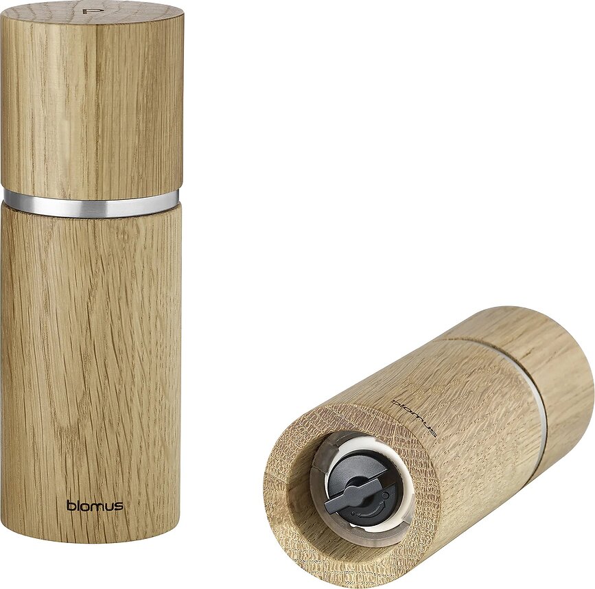Molinillo de Sal y Pimienta de roble Pepe, 2 unidades