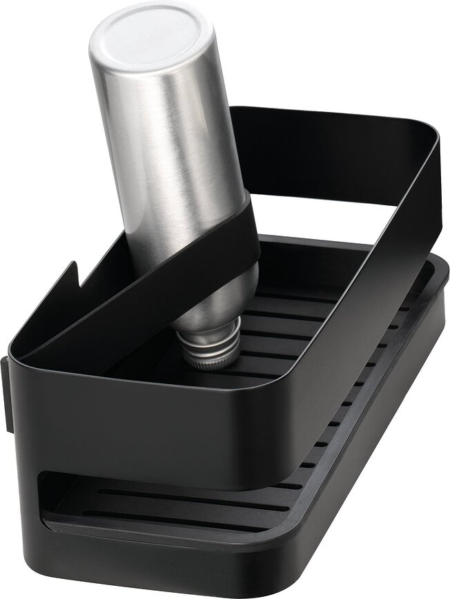 Nexio Étagère de Douche 25 cm, noire