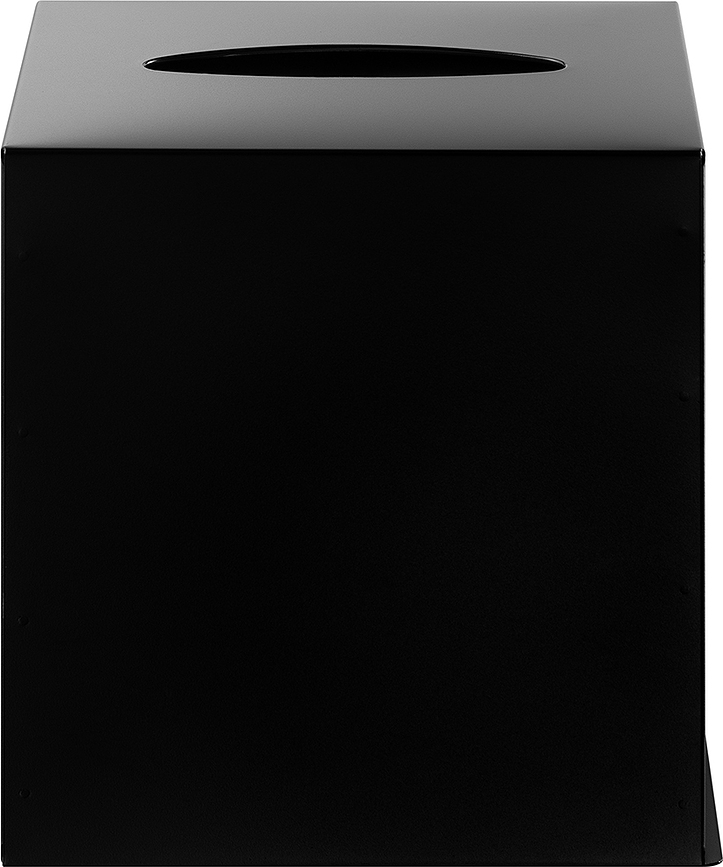 Nexio Κουτί Χαρτομάντιλων τετράγωνο, 14 x 14 εκ., μαύρο