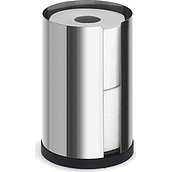 Nexio Toilet paper stand polished steel 2 rolls