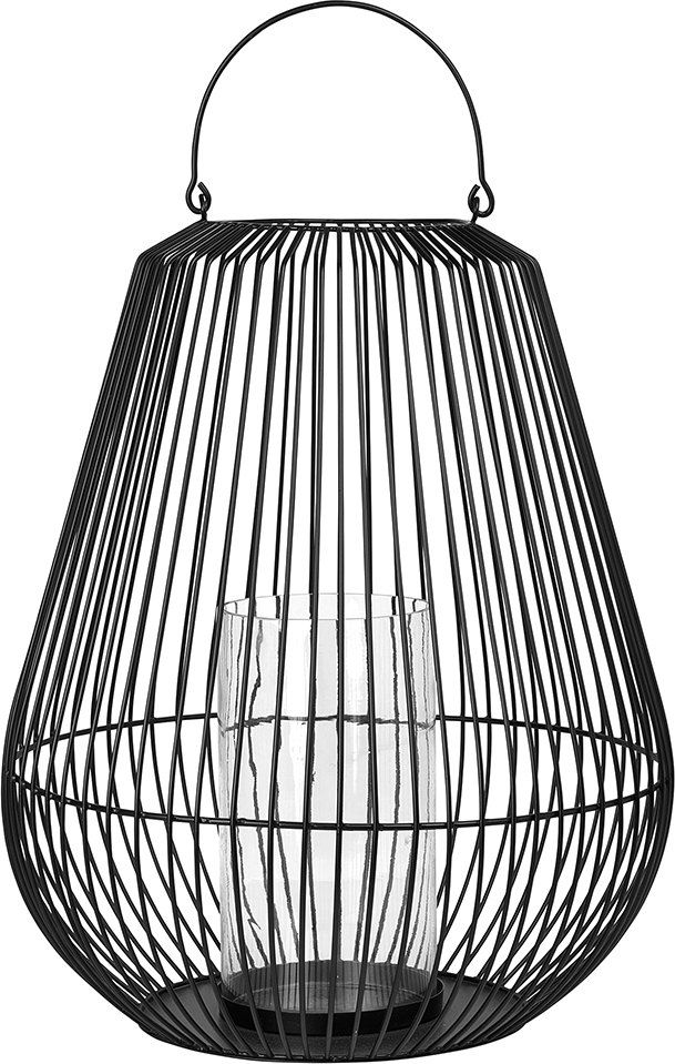Nidea Laterne 61 cm schwarz