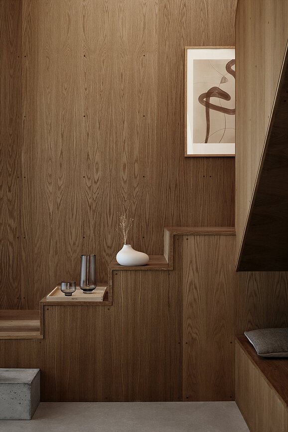 Nona Vases Décoratifs, étain, micro chip, écorce, Lot de 3