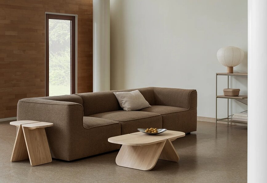 Ondea Coupe Décorative plate, taille M, aspect métal brûlé