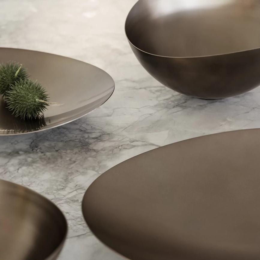 Ondea Saladier profond, taille S, effet métal brûlé