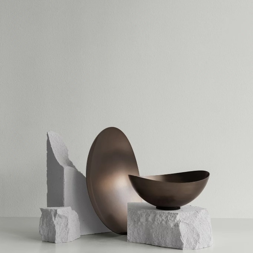 Ondea Saladier profond, taille S, effet métal brûlé