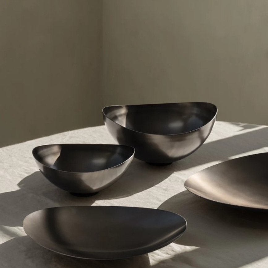 Ondea Zdjela za posluživanje duboka S metal efekt spaljenog metala