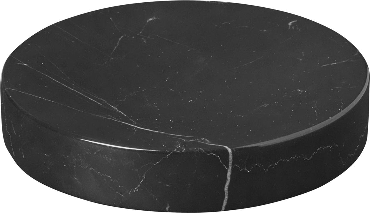 Patera Pesa 11 cm czarna marmurowa