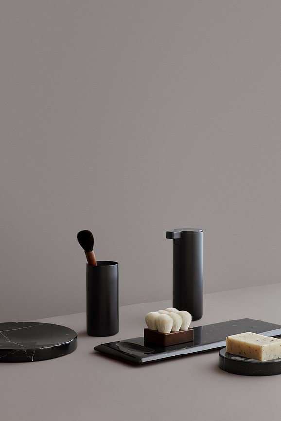 Pesa Patera 11 cm smeđa mramorna