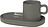 Pilar Espressotassen pewter mit Untertasse 2 St.
