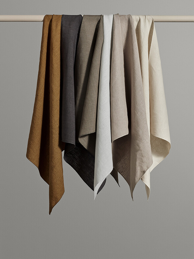 Pilar Serviette champignon, lin