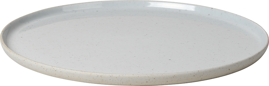 Plato Llano Sablo, 26 cm, gris claro