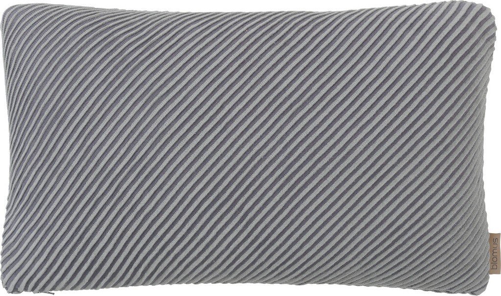 Ribb Kissenbezug 30 x 50 cm pewter