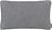 Ribb Kuddfodral 30 x 50 cm, pewter