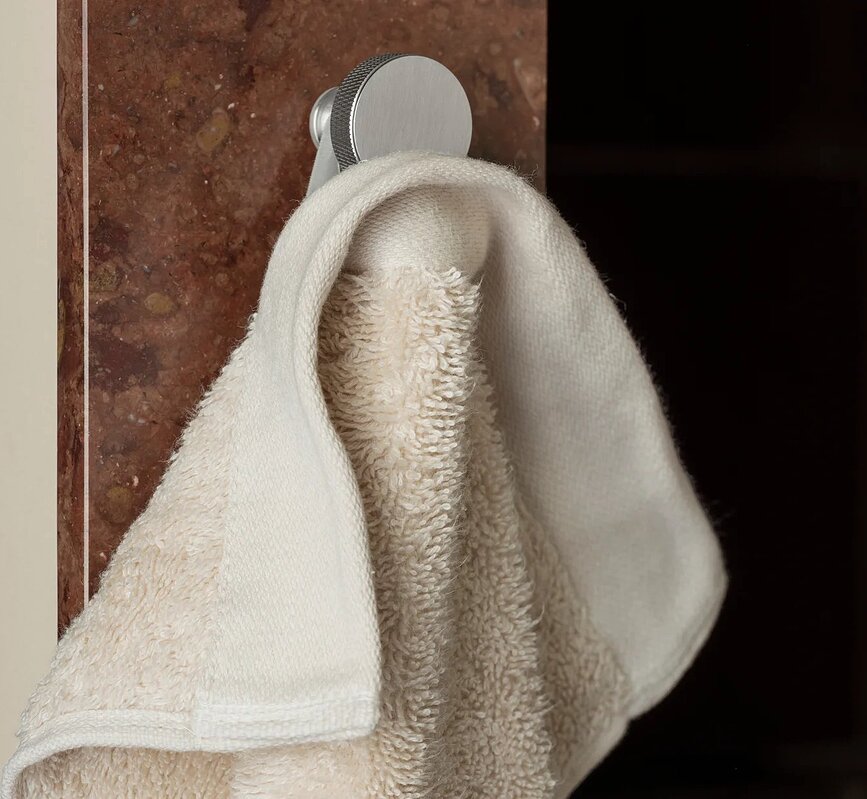 Rof Crochets muraux ronds, laiton, Lot de 2