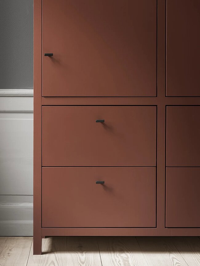 Rof Stenske Kljuke podolgovate, medenina, 2 kosa