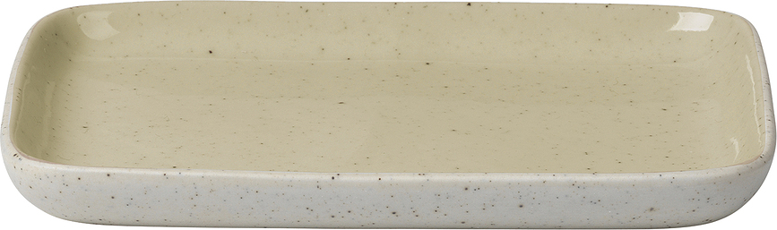 Sablo Plat à apéritif rectangulaire, 10 x 13 cm, sable