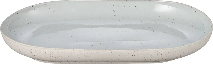 Sablo Plat de Service ovale, 17 x 29 cm, blanc