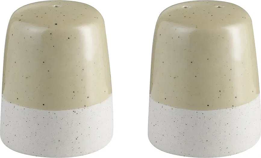 Sablo Salière et Poivrière, couleur sable, Lot de 2