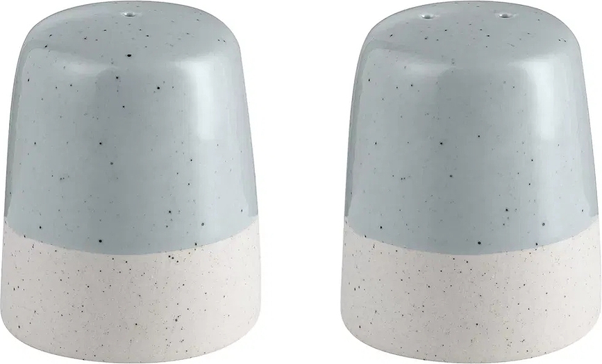 Sablo Salière et Poivrière, grises, Lot de 2