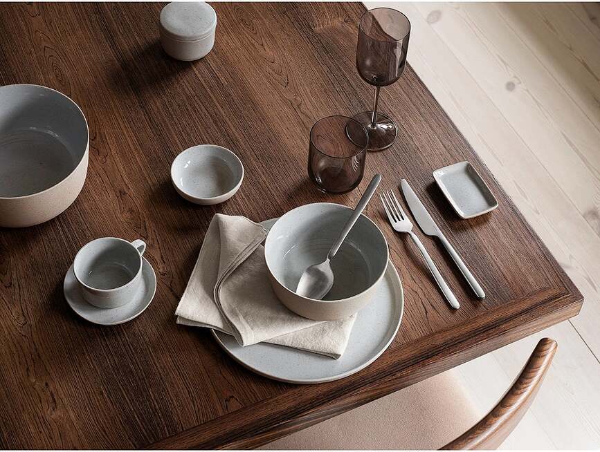 Sablo Tasses avec soucoupes, Lot de 2