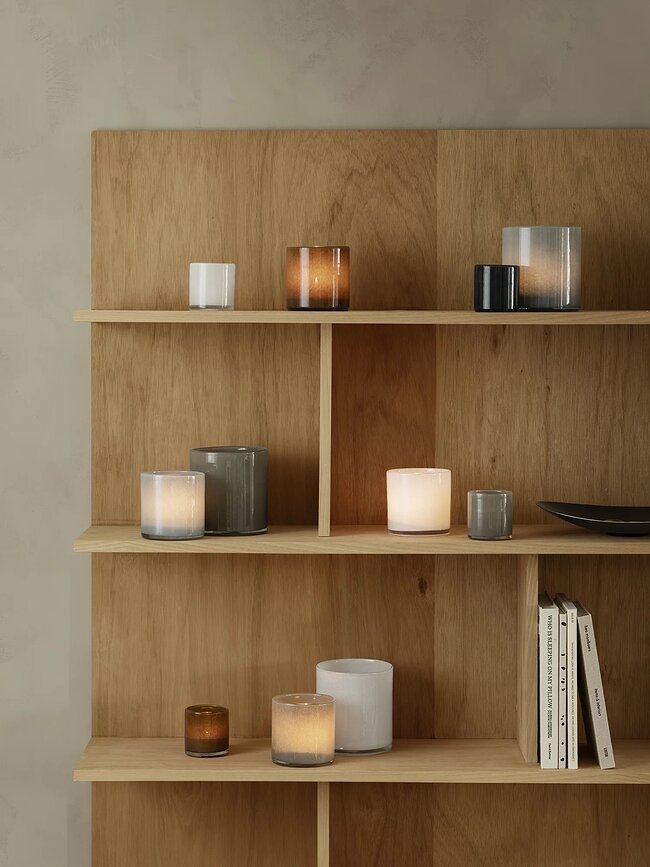 Saga Photophore, 16 cm, blanc