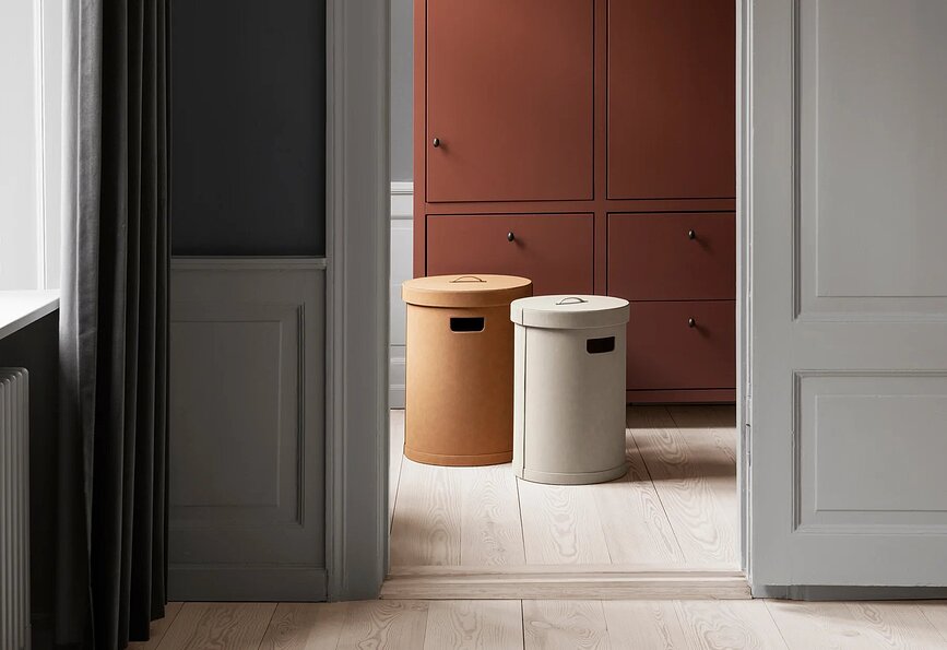 Sahla Καλάθι Απλύτων, 52 x 35 εκ., pewter