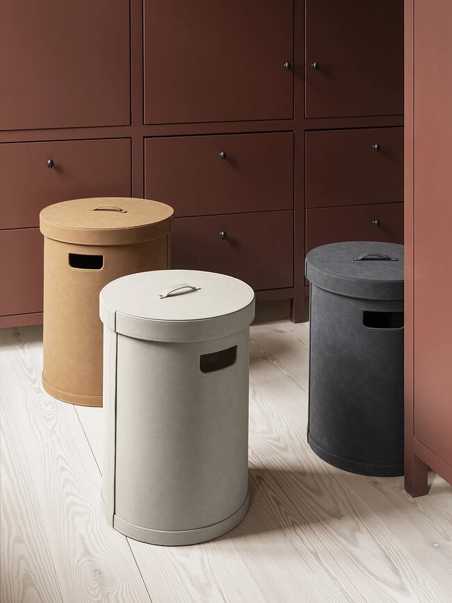 Sahla Koš za perilo, 52 x 35 cm, kositrna barva