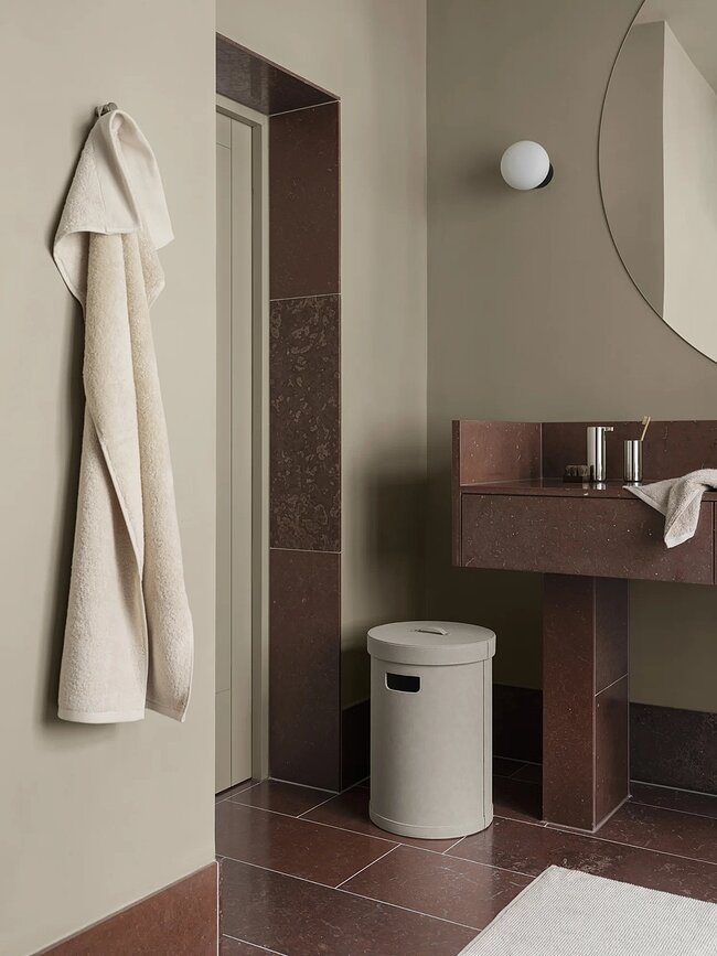 Sahla Košara za rublje 54 x 40 cm boja kositra