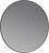 Sieninis veidrodis Rim dūminis steel gray 50 cm