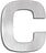 Signo Lettre pour Maison, lettre 'c'