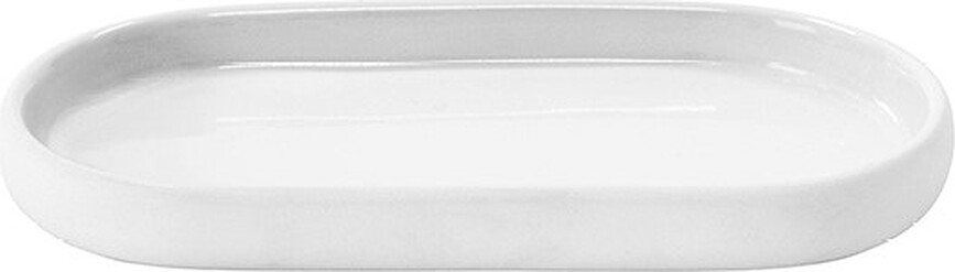 Sono Plateau pour accessoires de salle de bain, blanc