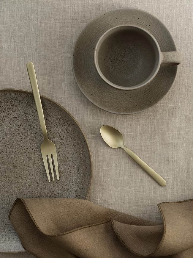 Stella espressoskedar, silver, 4 st