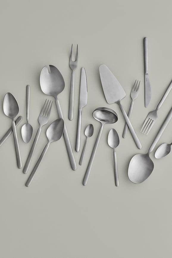 Stella espressoskedar, silver, 4 st