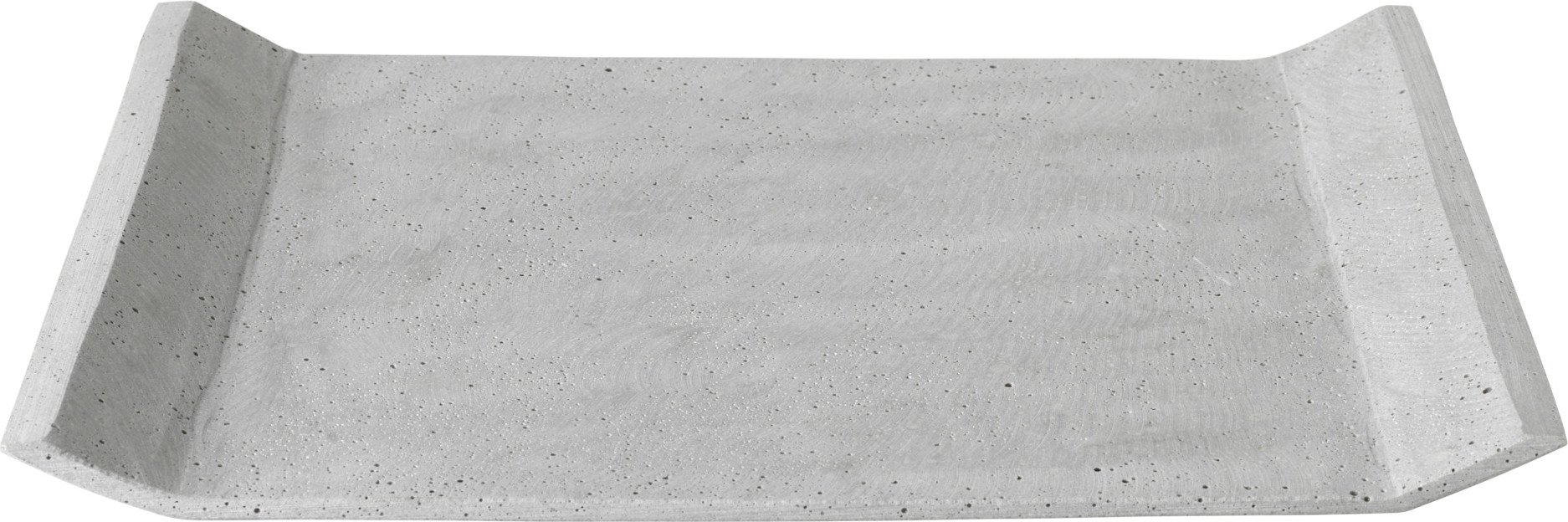 Taca dekoracyjna Moon jasnoszara 29 x 39 cm