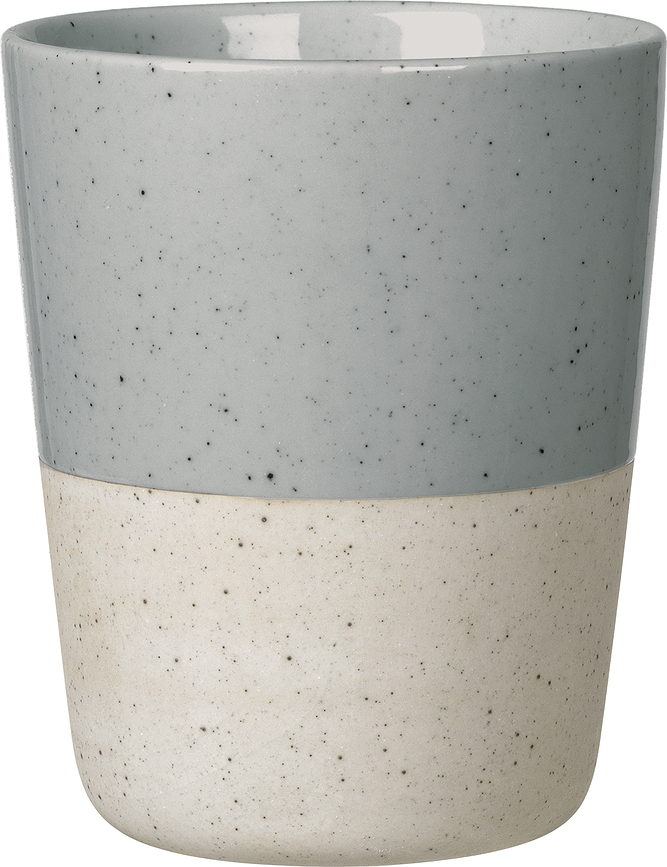 Tazza Sablo senza manico 250 ml grigio-beige