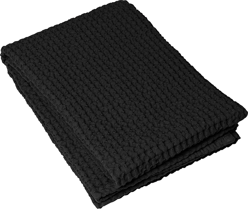 Toalla Caro, 70 x 140 cm, negra