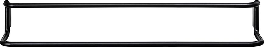 Toallero Modo, 60 cm, negro