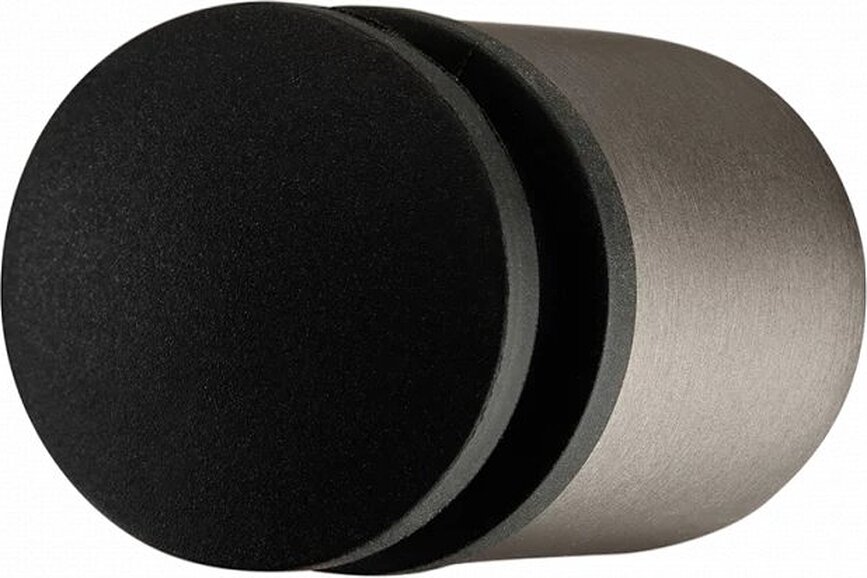 Tope de Puerta de pared Entra, 4 cm, acabado metal envejecido