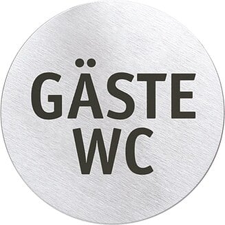 Wc štítok Signo Gaste